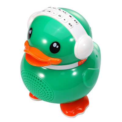 

AEONKON Early Learning Machine Learning Machine Story Machine Children Toy Rechargeable Download 4G Mini Duck Q6 Green