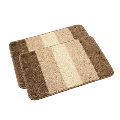 

Su Yaate 2 loaded European home anti-slip mat door mat pad 40 60cm rice coffee shell