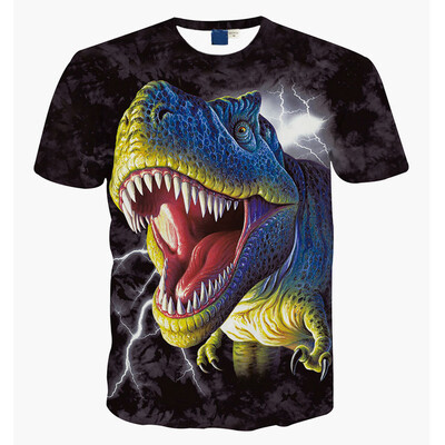 

Fashion Unisex 3D Printed T shirts Short Sleeves Blouse Street Wear Costume Boys Tops
