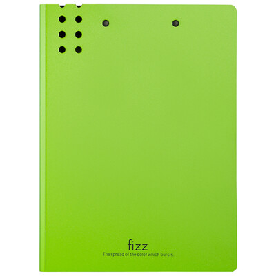 

Fizz thickened A4 long folder folder with board clip color file folder office supplies green A2388