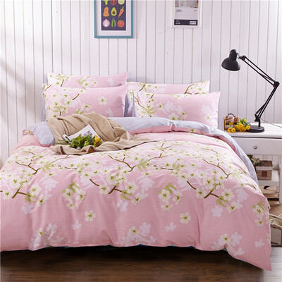 

Comfortable Bedding Set Soft Bedding Sets 100% Cotton Twill Double Four Piece Set King Size Duvet Cover Bed Sheets Cotton Sheet