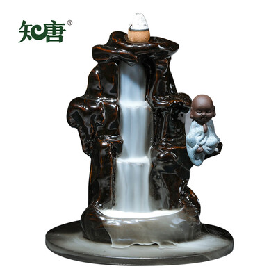 

Know the Tang Shunfeng Shun Shui Waterfall incense burner watch the inverted incense burner creative ceramic tower incense hole cone incense burner