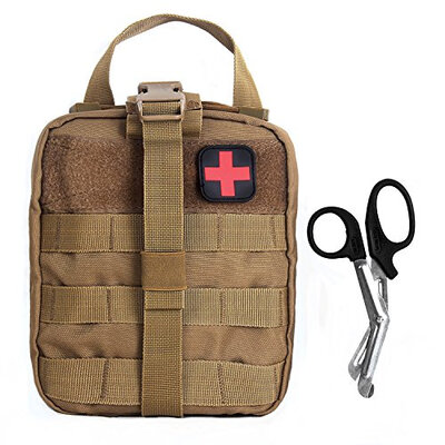 

Unigear Compact Tactical MOLLE Rip-Away EMT Medical First Aid Utility Pouch