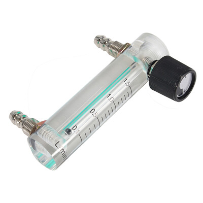 

0-15LPM 15L Oxygen Flow Meter Flowmeter with Control Valve for Oxygen Air Gas