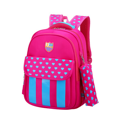

Nato NAITUO school bag N831 primary school bag female 1-2-3-6 grade childrens school bag 6-12 years old girl bag pink large