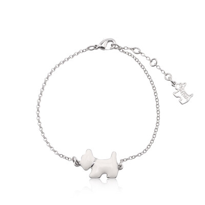 

Agatha cute dog bracelet white