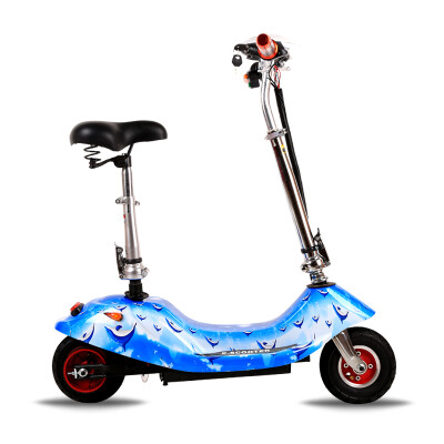 

BYUEBIKE small dolphin Mini driving folding car, lady's small two wheeled scooter