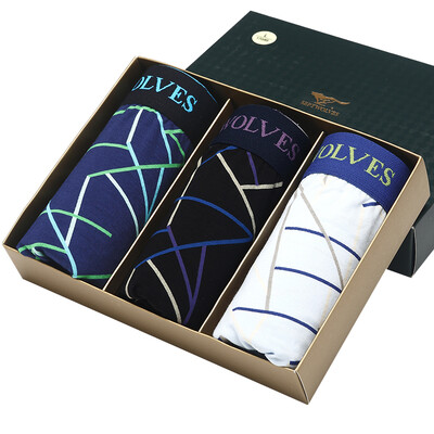 

Mens printing underwear boxer shorts 4Pcs\lot