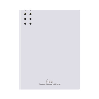 

Fizz high quality 60 pages A4 thickened information book color file book office supplies white A36375