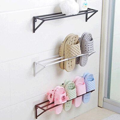 

wrought iron metal storage shoe rack bathroom toilet slippers