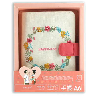 

Kinbor A6 Creative Pocket NotepadBoutique HandbookStationery Notebook Rainbow DTB61003