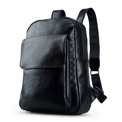 

Backpack version students leisure leather business bag bag fashion laptop bag bag 8839