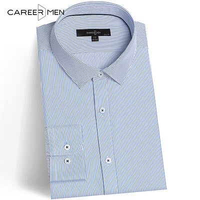 

CareerMen Mens Fashion Plaid Slim Fit Spread Collar Simplicity Non Iron Long Sleeve Dress Shirt