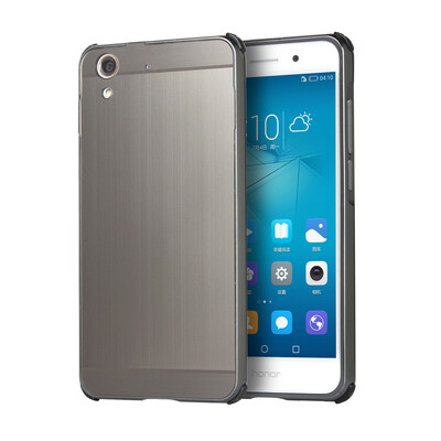 

Luxury Case for Huawei Honor 5A 55" Aluminum BumperAcrylic Panel Back Glossy Business Cover for Huawei Y6 II 2