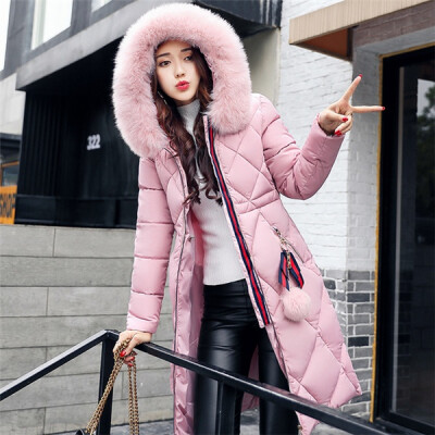 

New autumn&winter cotton clothing women long sleeves coat ladies cotton clothing women down jacket