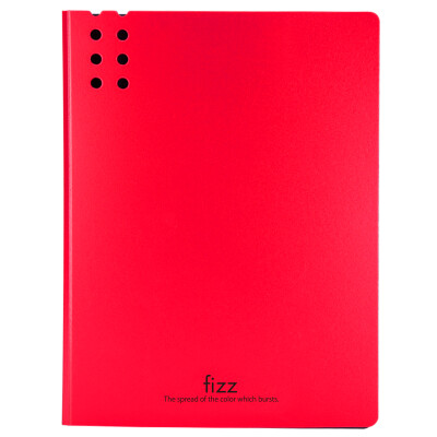 

Fizz thickened A4 long folder folder board color folder file folder office supplies red A2387