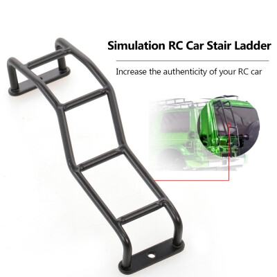 

RC Car Stairs Ladder Mini Metal Simulation 4-level Ladder Decorate for TAMIYA CC01 Pajero SCX10