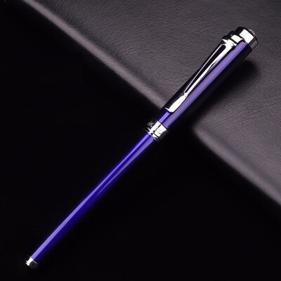 

Outdoor Fountain Pen Blue Purple Red Fine 05mm Nib with Gift Pen Box Set