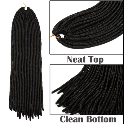 

Straight Faux Locs Dreadlocks Crochet Braids Hair Straight Goddess Locs Twist Braiding Hair Extensions