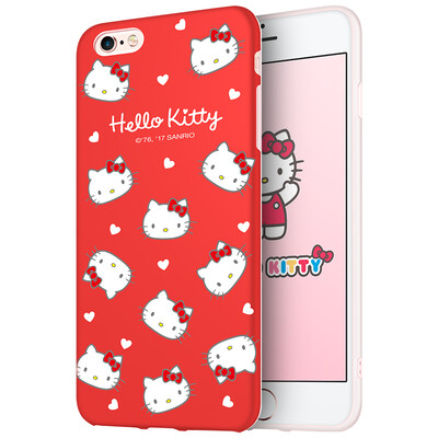 

Hello Kitty Apple 6 / 6s Plus Phone Case iPhone6 ​​/ 6s Plus Cartoon Case All-In-One Silicone Shatterproof Soft Shell 5.5 "Sweetheart Hello Kitty * Red