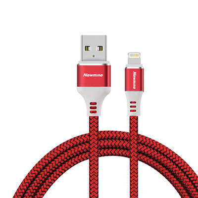 

Newmine Charging&Data Transfer Cable for iPhone 55s66P7P88PiPad Air Mini 1M Red
