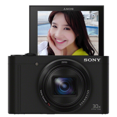 

Sony (SONY) Цифровая камера DSC-WX500 черная (18,2 миллиона эффективных пикселей 3-дюймовый 180-градусный флип-экран 30-кратный оптический зум для загрузки Wi-Fi)