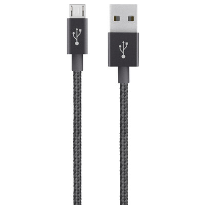 

Belkin (Белкин) Эндрюс телефона Микро Микро интерфейс USB высокоскоростной зарядки линия металл металлический черный 1,2 м