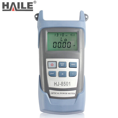 

HAILE Haile HJ-8501 Optical Fiber Power Meter Measurement Range -70 10 Fiber Tester with battery handbag 2 Pack