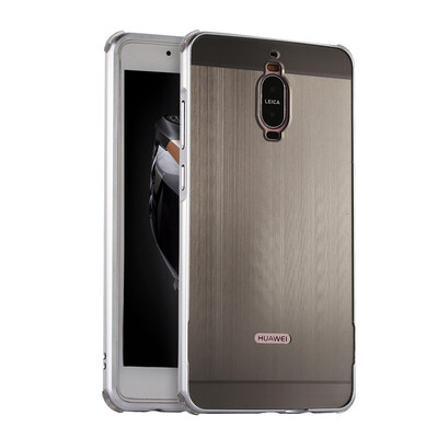

Luxury Case for Huawei Mate 9 Pro Aluminum BumperAcrylic Panel Back Glossy Business Cover for Huawei Mate 9 Pro