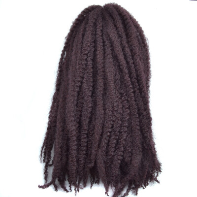 

Chorliss Kinky Twist Hair Crochet Braids Hairstyle Synthetic Ombre Braiding Hair Extension