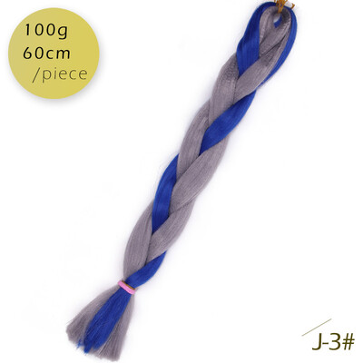 

AISI HAIR 100g / pcs 24inch   Kanekalon гигантский   косы Волосыломбер Две тонныЦветные синтетические волосы для кукол Вязание крю
