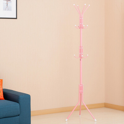 

Mercure guest fashion creative coat rack bedroom living room hanger floor stand peach powder