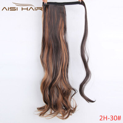 

AISI HAIR 22 "120g Высокотемпературная длинноволновая волнистая синтетическая обертка вокруг волос. Подростковые подтяжки волос