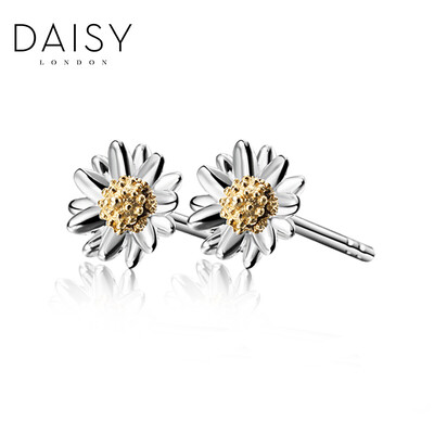 

Британский DAISY LONDON ручной 6мм новые маргаритки серьги 925 серебряные серьги 6mm