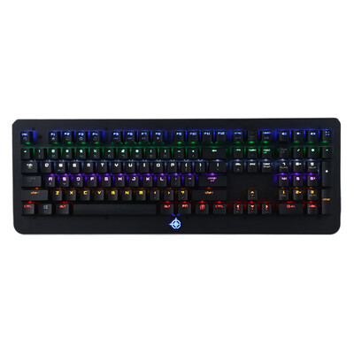 

MAGIC-REFINER MK9 108 key to eat chicken professional gaming gaming keyboard classic square key green axis aluminum alloy panel black mixed square cap