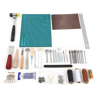 

42pcs Stitching Carving Sewing Leather Craft Punch Tools