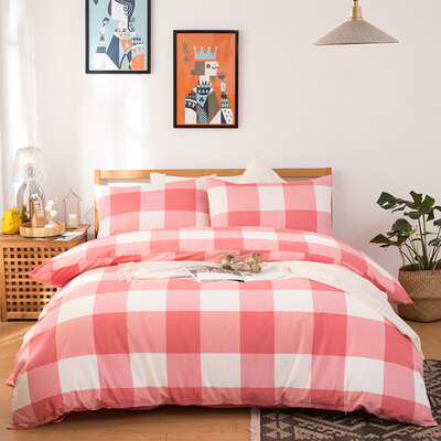 

Yingxin textile three-piece cotton simple dormitory sheets quilt cover three-piece suit 12-meter-long bed of the Weiyangyangfen