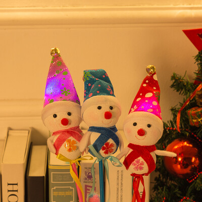 

Eva Love Christmas gifts snowman light stick children &39s toys glow stick colorful doll stick