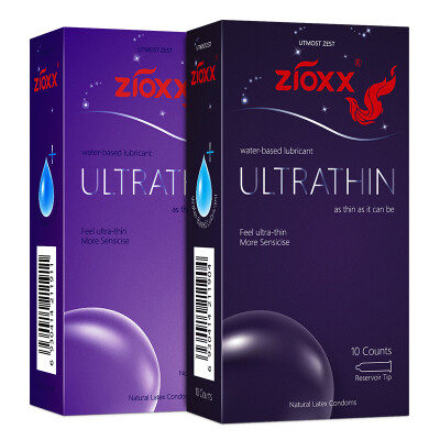 

Zioxx Natual Ultra Thin Condoms-Water Based Lube