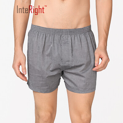 

INTERIGHT mens underwear new Arro pants cotton boxer two pink medium gray M