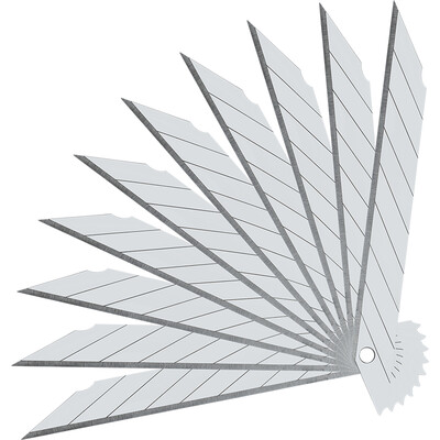 

Kraft Weir blade 10 pieces tip 9mm small wallpaper knife cutting blade KU2707