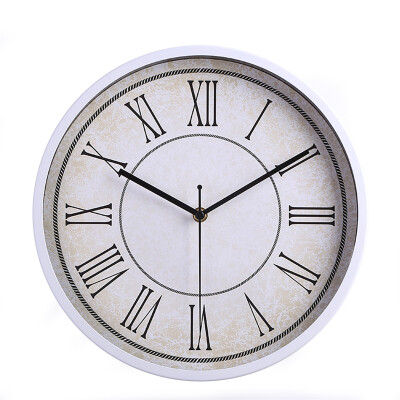 

12 inches 30CM metal wall clock simple clock silent quartz movement watch for bedroom living room