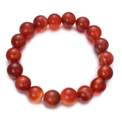 

Yoursfs Onyx Bead Bracelet Red Beads & 12mm Onyx Bracelet Healing Power