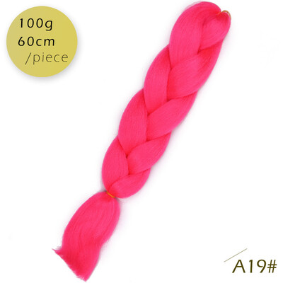 

AISI HAIR 100g / pcs 24inch   Kanekalon гигантский   косы Волосыломбер Две тонныЦветные синтетические волосы для кукол Вязание крю