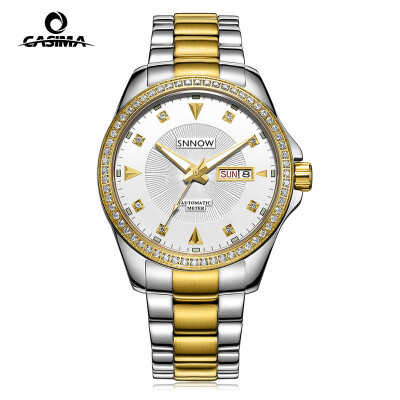 

CASIMA SNNOW Automatic mechanical watches men business dress classical Charm men's watch relogio masculino waterproof 100m #8803