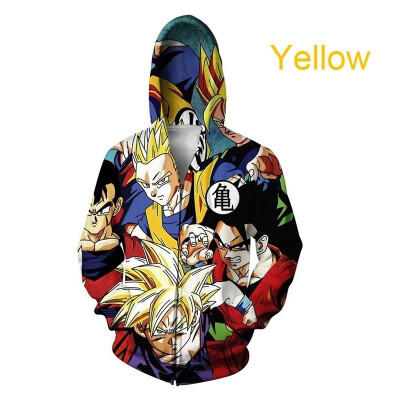 

Anime Dragon Ball Z Pocket Hooded Sweatshirts Cute Kid Goku 3D Hoodies Pullovers Men Women Long Sleeve Outerwear Hip Hop Hoodie