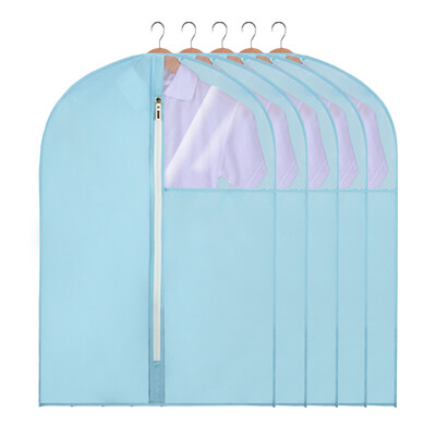 

Herb Garden Oxford cloth dust cover storage bag water laundry sorting bag hanging bag medium 5 elegant blue