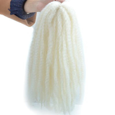 

Chorliss Kinky Twist Braiding Hair Extensions 18Inch 100g 6 pcs/lot Synthetic Ombre Crochet Hair