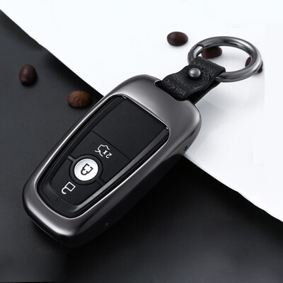 

Huashi Ford Key Bag 17 New Mondeo Key Bag Buckle Case Platinum Grey - Gift Box Smart C