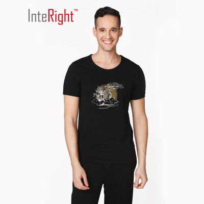 

INTERIGHT Blood River Cooperative Print T-Shirt Black XL Code